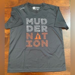 Preowned ALANIC MUDDER Men Finisher Grey T-Shirt Size S 100% Polyester